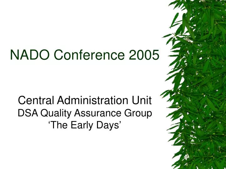 nado conference 2005