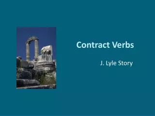 Contract Verbs