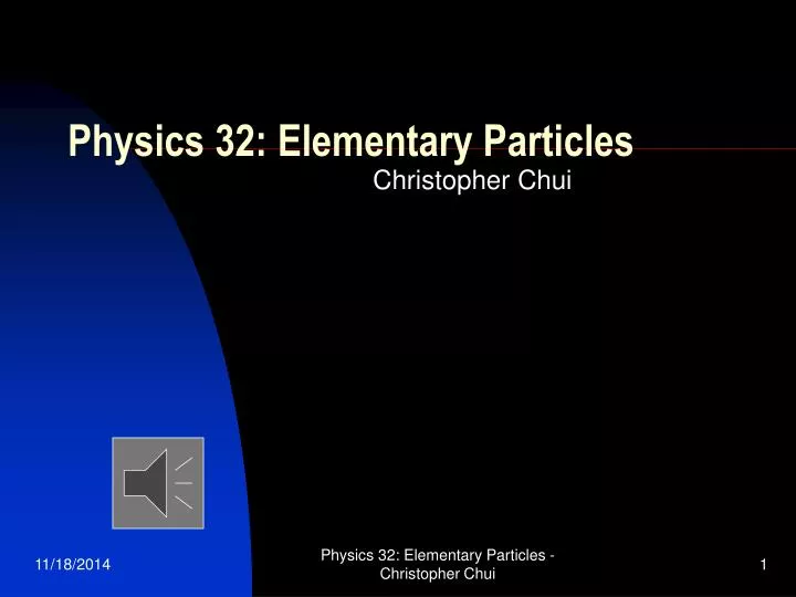 physics 32 elementary particles