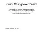 Quick Changeover Basics for Enhanced Efficiency in Manufacturing - slide 1