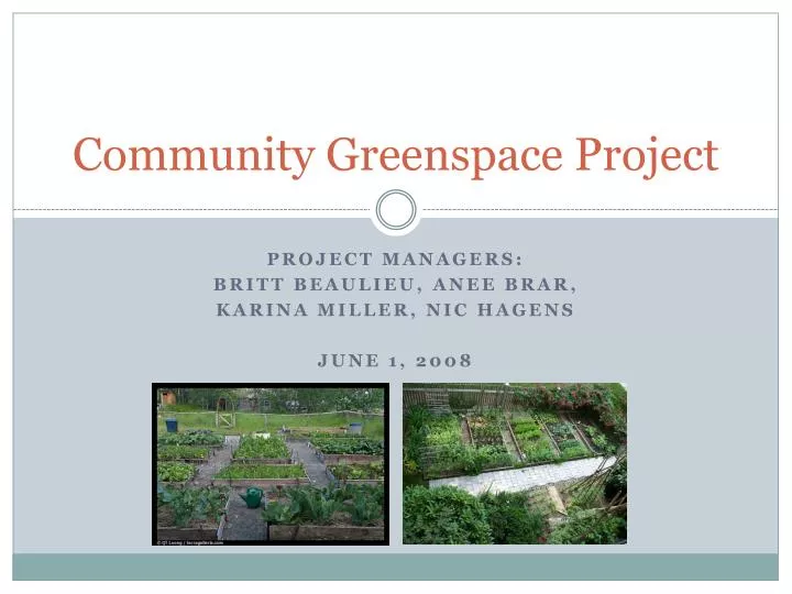 community greenspace project