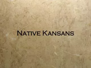 Native Kansans