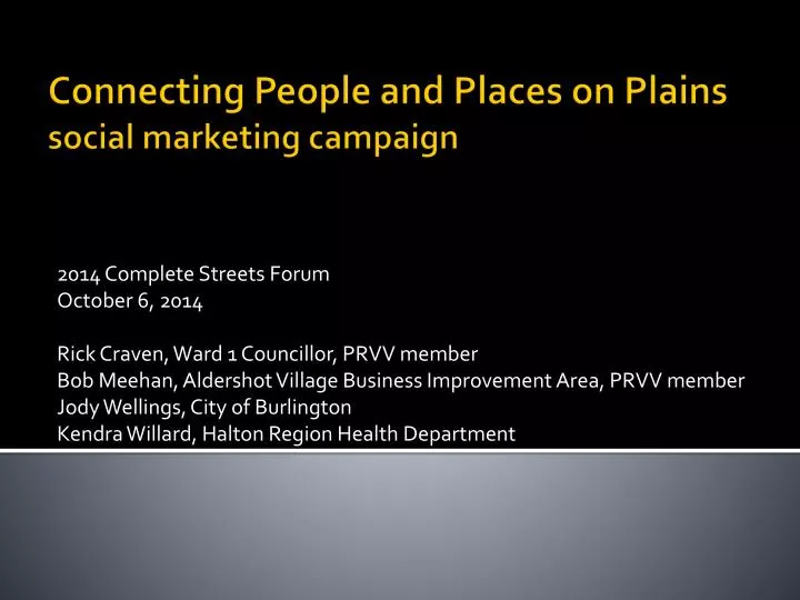 connecting people and places on plains social marketing campaign