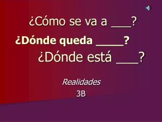 c mo se va a