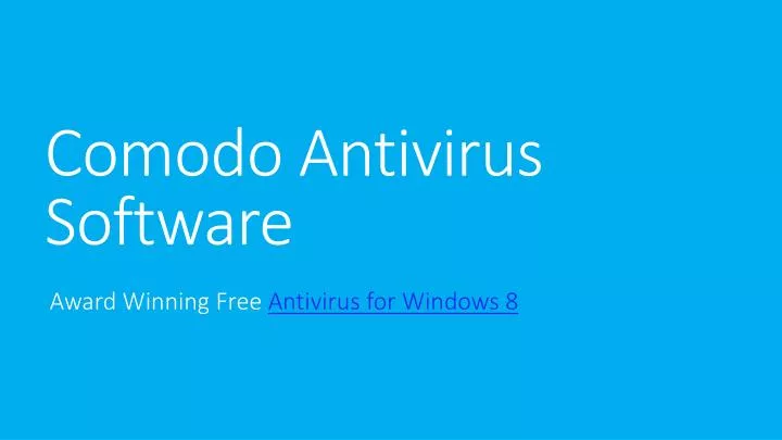 comodo antivirus software