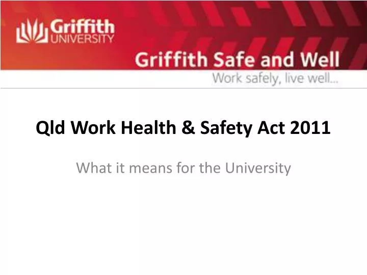 qld work health safety act 2011