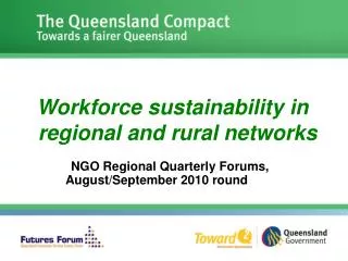 NGO Regional Quarterly Forums, August/September 2010 round