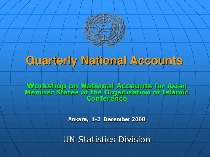 quarterly national accounts
