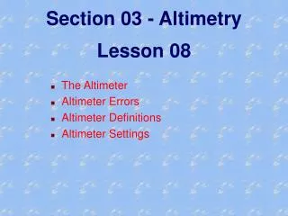 Section 03 - Altimetry Lesson 08