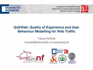 QoEWeb: Quality of Experience and User Behaviour Modelling for Web Traffic