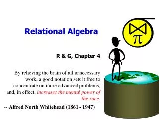 relational algebra