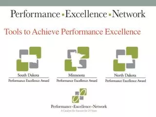 Tools to Achieve Performance Excellence