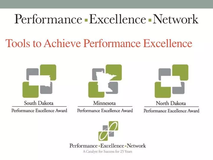 tools to achieve performance excellence