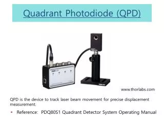 Quadrant Photodiode (QPD)