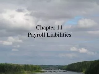 Chapter 11 Payroll Liabilities