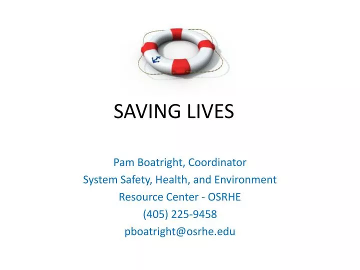 saving lives