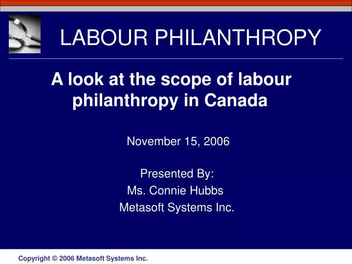 labour philanthropy