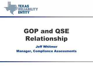 GOP and QSE Relationship