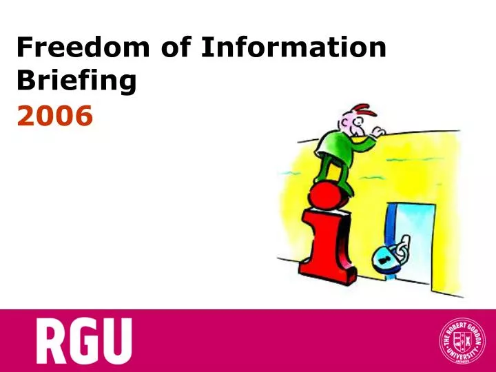 freedom of information briefing 2006