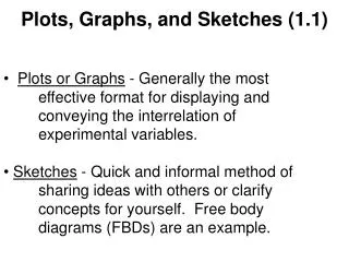 Plots, Graphs, and Sketches (1.1)