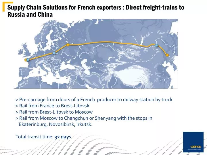 supply chain solutions for french exporters direct freight trains to russia and china