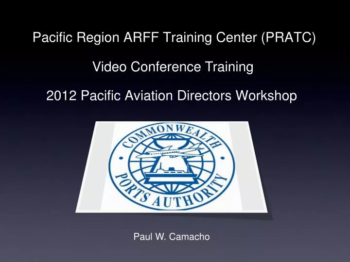 pacific region arff training center pratc