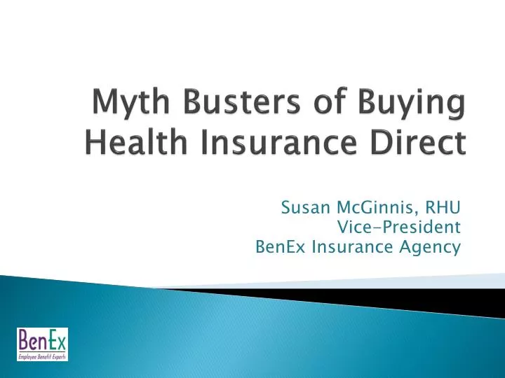 myth busters of buying health insurance direct