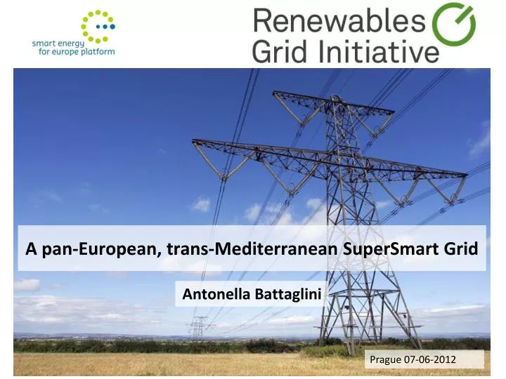 a pan european trans mediterranean supersmart grid