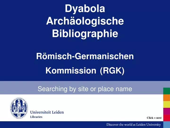 dyabola arch ologische bibliographie r misch germanischen kommission rgk