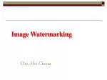 Image Watermarking - slide 1