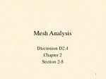 Mesh Analysis - slide 1