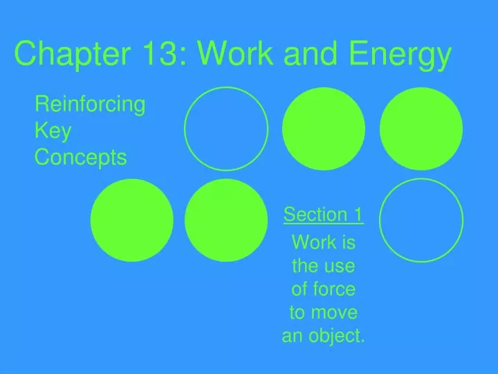 chapter 13 work and energy