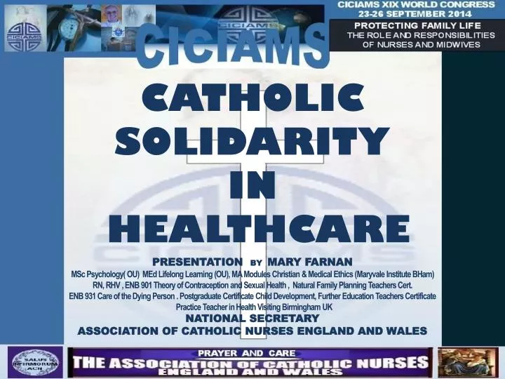 catholic solidarity in healthcare