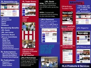 RLA Products &amp; Services