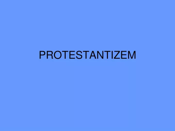 protestantizem