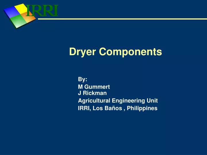 dryer components