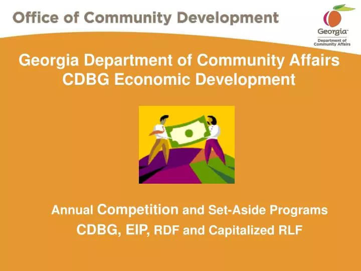 georgia department of community affairs cdbg economic development