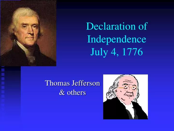 declaration of independence july 4 1776