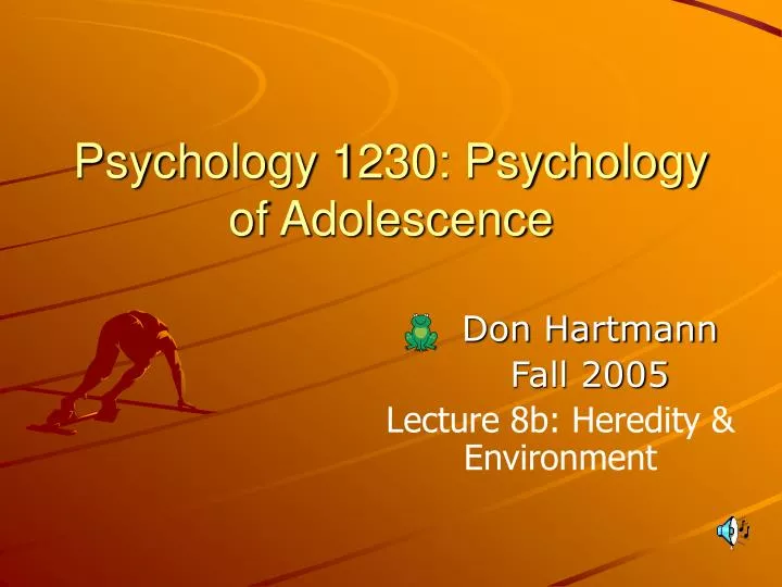 psychology 1230 psychology of adolescence