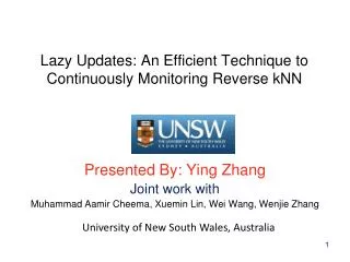 Lazy Updates: An Efficient Technique to Continuously Monitoring Reverse kNN