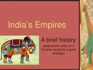 india s empires