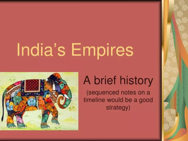 india s empires