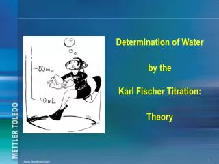 Determination of Water by the Karl Fischer Titration: Theory