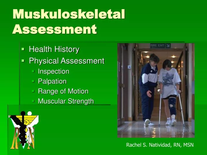 muskuloskeletal assessment