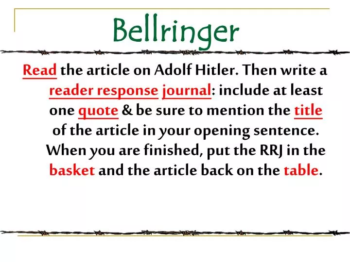 bellringer