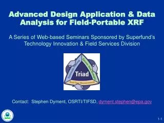 Advanced Design Application &amp; Data Analysis for Field-Portable XRF