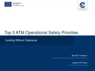 Top 5 ATM Operational Safety Priorities
