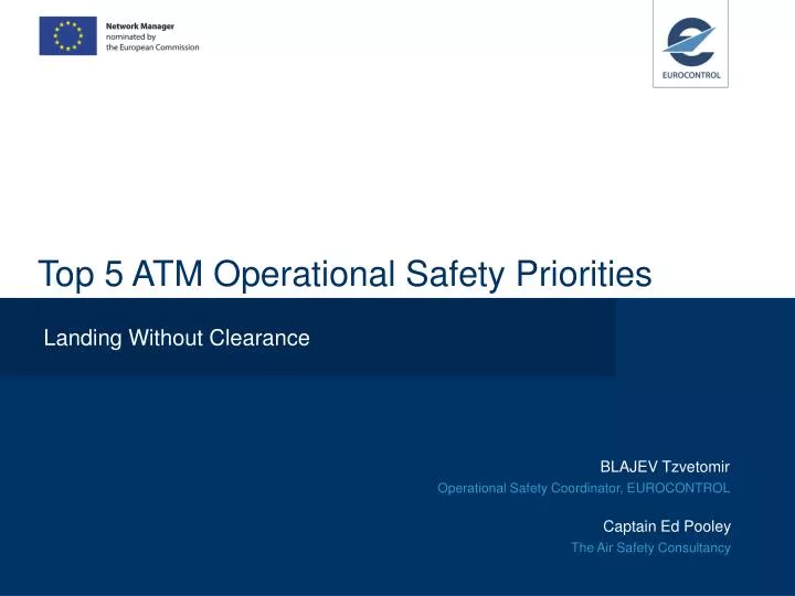 top 5 atm operational safety priorities