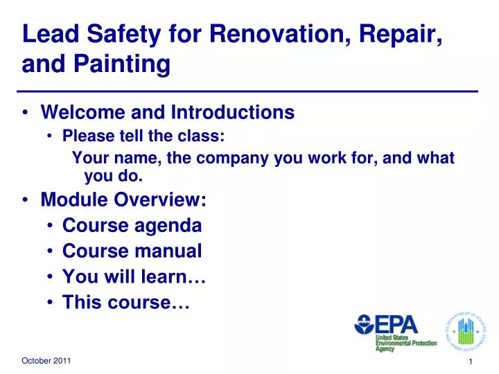 lead safety for renovation repair and painting