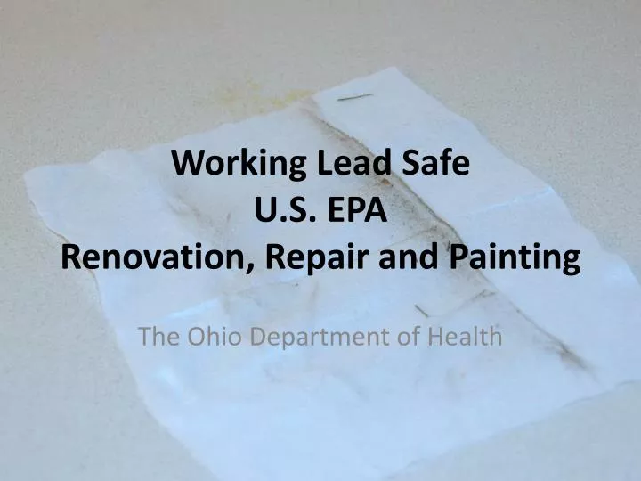 working lead safe u s epa renovation repair and painting